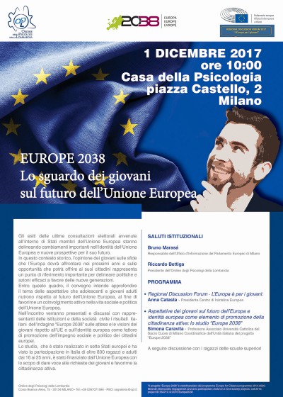 immagine articolo Europe 2038 - Lo sguardo dei giovani sul futuro dell'Unione Europea